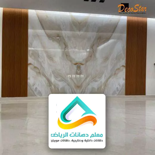 تركيب بديل الرخام على الخشب